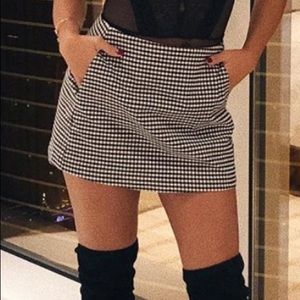 Urban Outfitters Gingham Mini Skirt